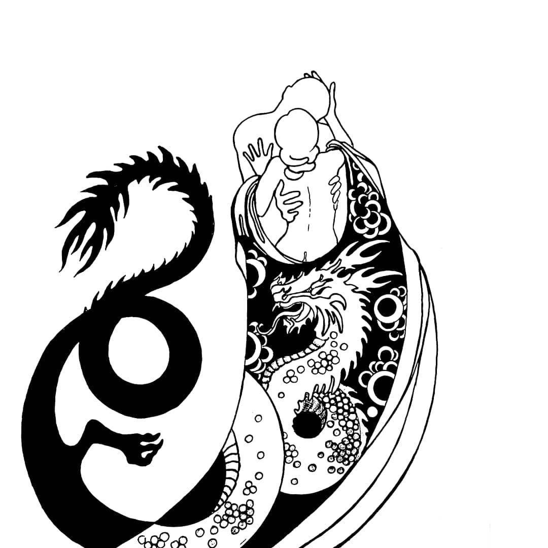 символічне татуювання дракона
