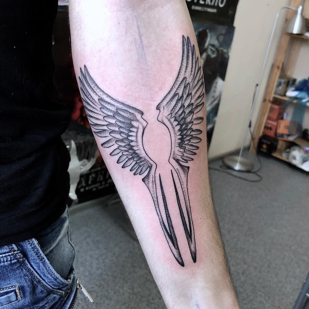 крылья валькирии татуировка