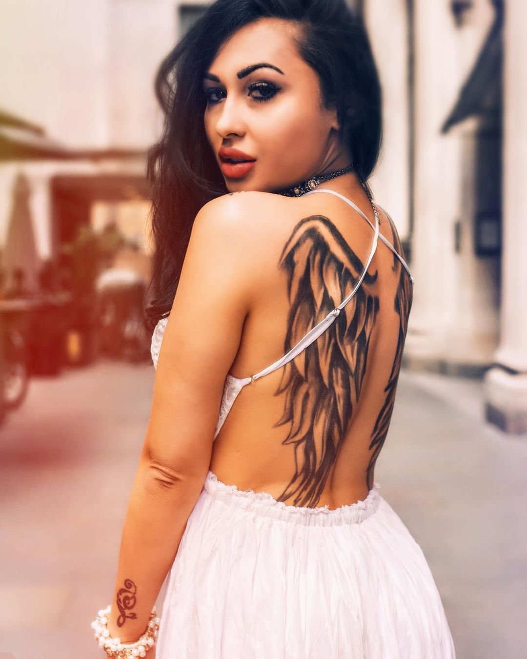 красиве татуювання крил
