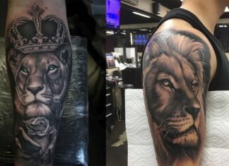 татуировки льва