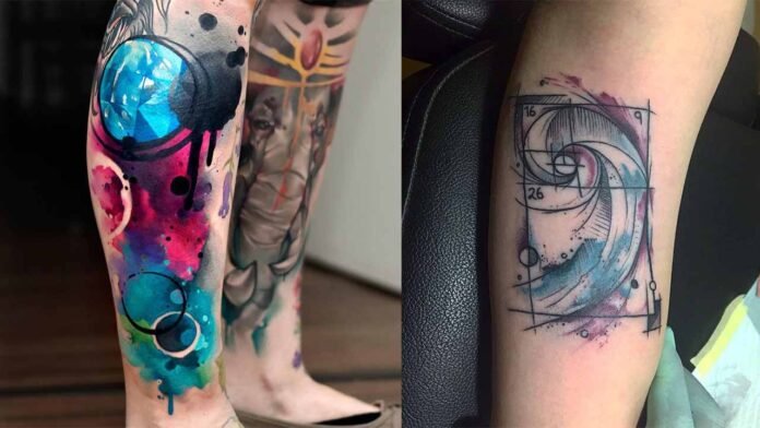 best abstract tattoo абстрактный стиль татуировок