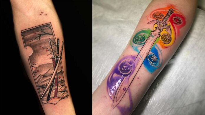 sword tattoo татуировки с мечем